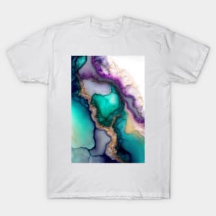 Fresh Extract - Abstract Alcohol Ink Resin Art T-Shirt